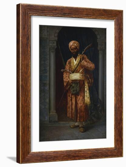 The Arab Guard-Ludwig Deutsch-Framed Giclee Print