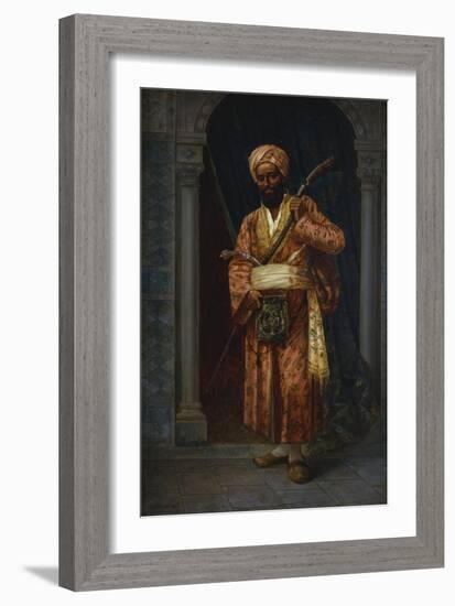 The Arab Guard-Ludwig Deutsch-Framed Giclee Print