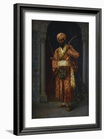 The Arab Guard-Ludwig Deutsch-Framed Giclee Print
