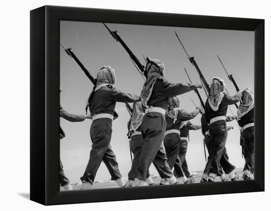 The Arab Legion Infantry Marching at their Post-John Phillips-Framed Premier Image Canvas