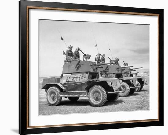 The Arab Legion Training in Gunnery on Tanks-John Phillips-Framed Premium Photographic Print