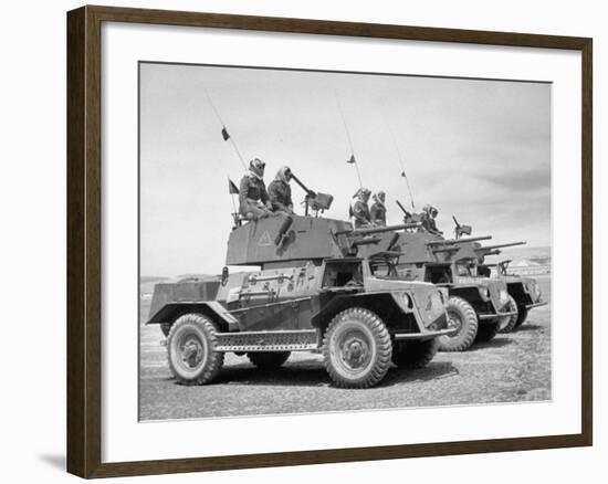 The Arab Legion Training in Gunnery on Tanks-John Phillips-Framed Premium Photographic Print