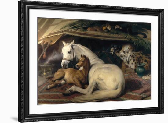 The Arab Tent, 1866-Edwin Henry Landseer-Framed Premium Giclee Print