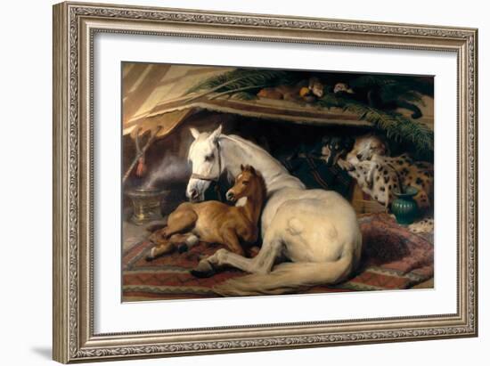 The Arab Tent, 1866-Edwin Henry Landseer-Framed Art Print