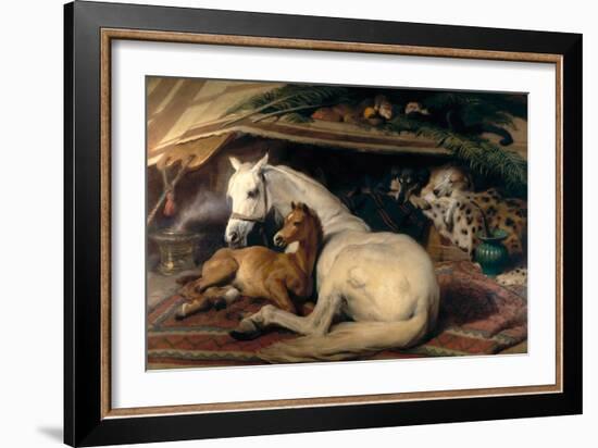 The Arab Tent, 1866-Edwin Henry Landseer-Framed Art Print