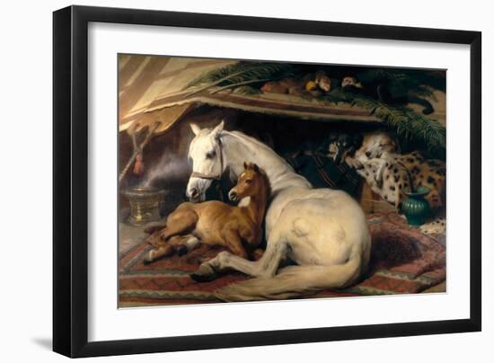 The Arab Tent, 1866-Edwin Henry Landseer-Framed Art Print