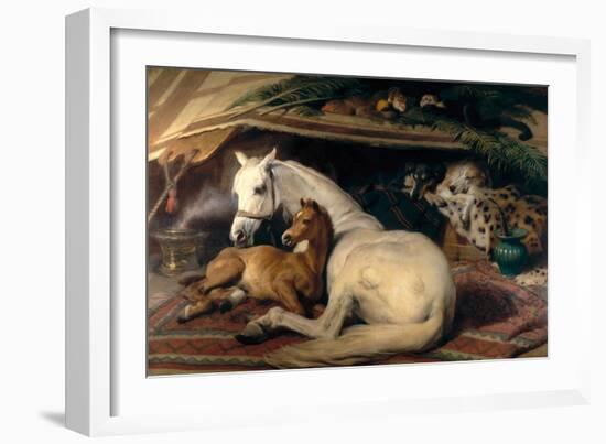 The Arab Tent, 1866-Edwin Henry Landseer-Framed Art Print