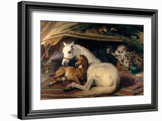 The Arab Tent, 1866-Edwin Henry Landseer-Framed Art Print