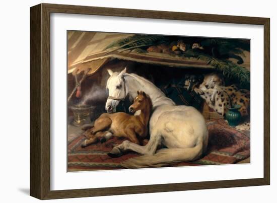 The Arab Tent, 1866-Edwin Henry Landseer-Framed Premium Giclee Print