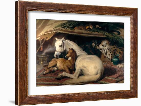 The Arab Tent, 1866-Edwin Henry Landseer-Framed Premium Giclee Print