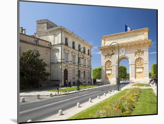The Arc De Triomphe, Rue Foch, Montpellier, Languedoc-Roussillon, France, Europe-David Clapp-Mounted Photographic Print