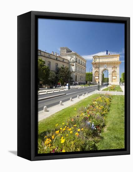 The Arc De Triomphe, Rue Foch, Montpellier, Languedoc-Roussilon, France, Europe-David Clapp-Framed Premier Image Canvas