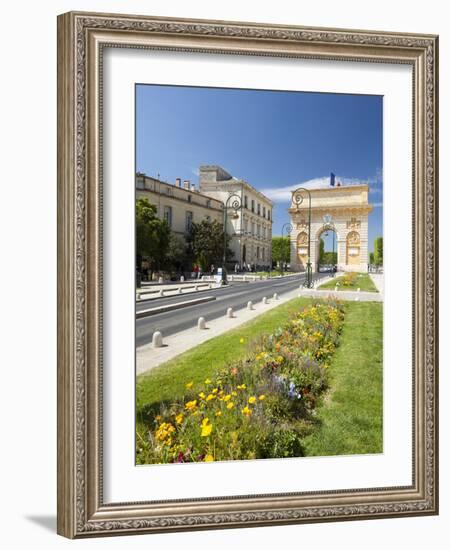 The Arc De Triomphe, Rue Foch, Montpellier, Languedoc-Roussilon, France, Europe-David Clapp-Framed Photographic Print