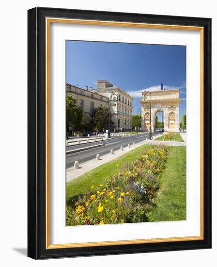 The Arc De Triomphe, Rue Foch, Montpellier, Languedoc-Roussilon, France, Europe-David Clapp-Framed Photographic Print