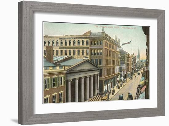 The Arcade, Providence, Rhode Island-null-Framed Art Print