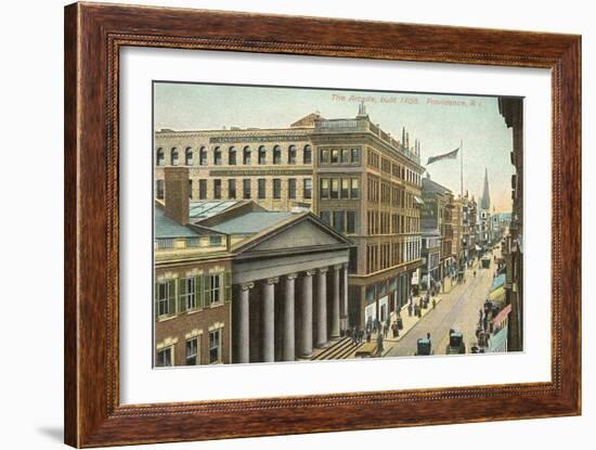 The Arcade, Providence, Rhode Island-null-Framed Art Print