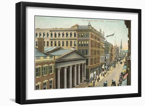 The Arcade, Providence, Rhode Island-null-Framed Art Print