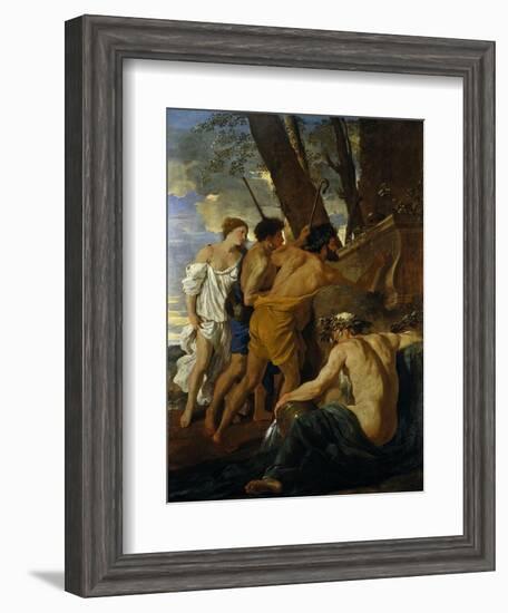 The Arcadian Shepherds-Nicolas Poussin-Framed Giclee Print