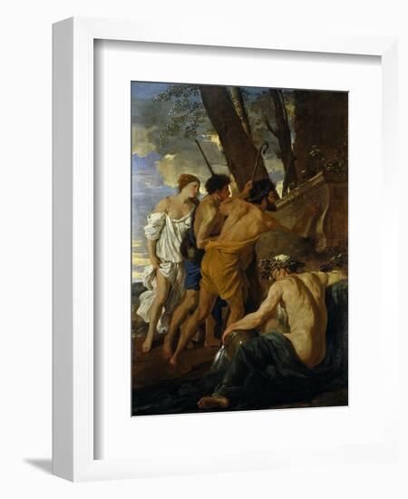 The Arcadian Shepherds-Nicolas Poussin-Framed Giclee Print