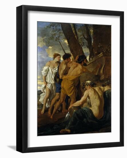 The Arcadian Shepherds-Nicolas Poussin-Framed Giclee Print