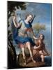 The Arcangel Raphael and Tobias-Miguel Cabrera-Mounted Premium Giclee Print