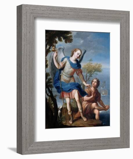 The Arcangel Raphael and Tobias-Miguel Cabrera-Framed Giclee Print