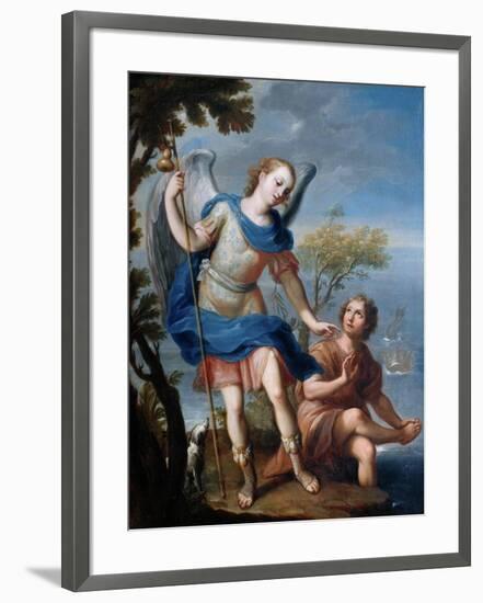 The Arcangel Raphael and Tobias-Miguel Cabrera-Framed Giclee Print