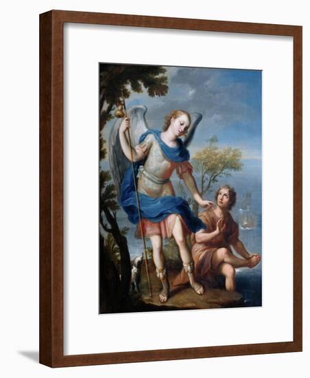 The Arcangel Raphael and Tobias-Miguel Cabrera-Framed Giclee Print