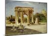 The Arch of Constantine, Rome, 1882-Oswald Achenbach-Mounted Giclee Print