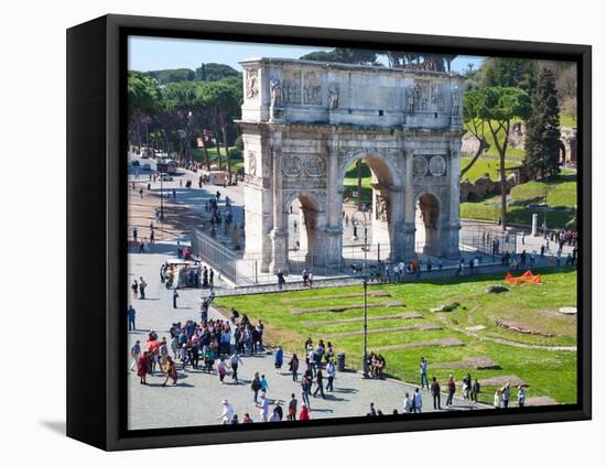 The Arch of Constantine, Rome, Lazio, Italy, Europe-Adina Tovy-Framed Premier Image Canvas