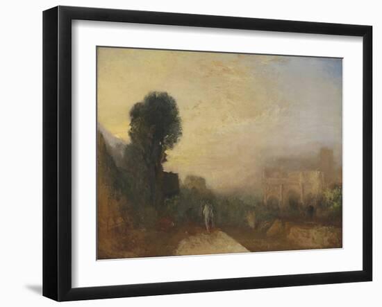 The Arch of Constantine, Rome-J. M. W. Turner-Framed Giclee Print