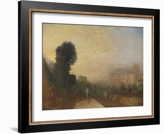 The Arch of Constantine, Rome-J. M. W. Turner-Framed Giclee Print