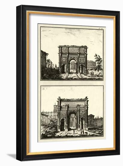 The Arch of Constantine-Diderot-Framed Art Print