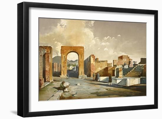 The Arch of Fortune, from Pompei-Fausto and Felice Niccolini-Framed Giclee Print