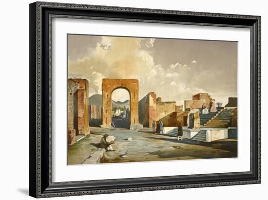 The Arch of Fortune, from Pompei-Fausto and Felice Niccolini-Framed Giclee Print