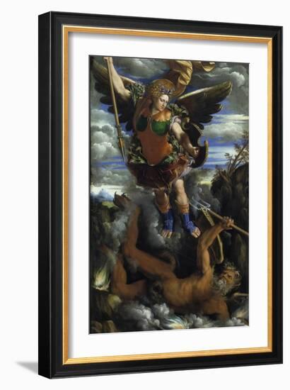 The Archangel Michael, C. 1540-Dosso Dossi-Framed Giclee Print
