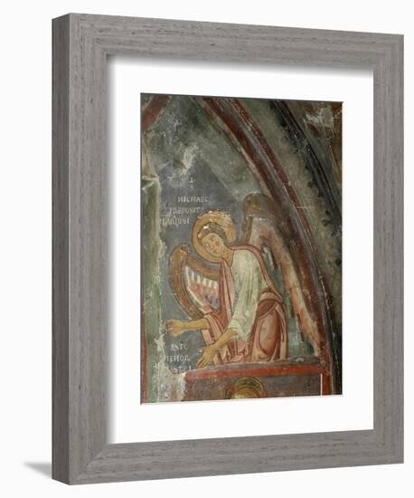 The Archangel Michael Detail, 13th Century-null-Framed Giclee Print