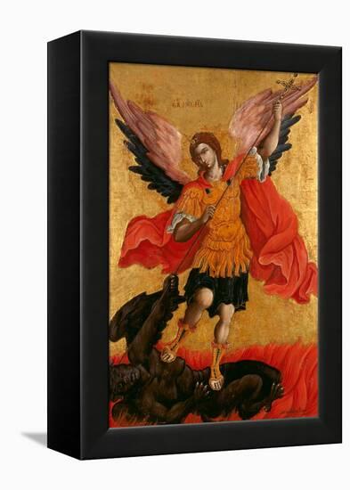 The Archangel Michael, Second Half of the 17th C-Theodore Poulakis-Framed Premier Image Canvas