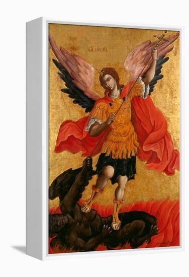 The Archangel Michael, Second Half of the 17th C-Theodore Poulakis-Framed Premier Image Canvas