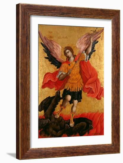 The Archangel Michael, Second Half of the 17th C-Theodore Poulakis-Framed Giclee Print