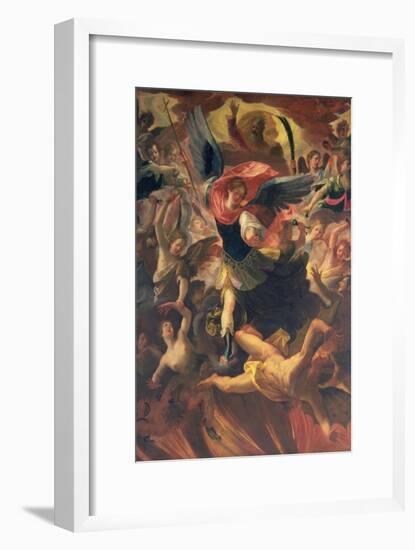 The Archangel Michael Vanquishing the Devil-Antonio Maria Viani-Framed Giclee Print