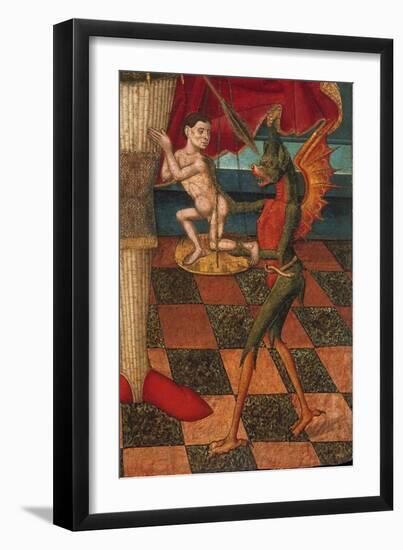 The Archangel Michael Weighing the Souls of the Dead (Detail)-Juan de la Abadía the Elder-Framed Giclee Print