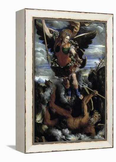 The Archangel Michael-Dosso Dossi-Framed Premier Image Canvas