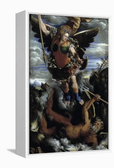 The Archangel Michael-Dosso Dossi-Framed Premier Image Canvas