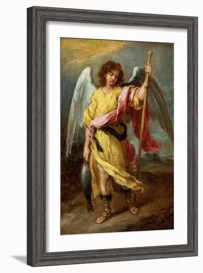 The Archangel Raphael-Bartolome Esteban Murillo-Framed Giclee Print