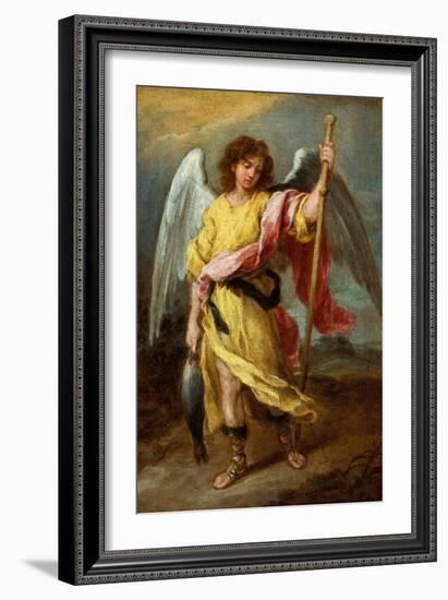 The Archangel Raphael-Bartolome Esteban Murillo-Framed Giclee Print