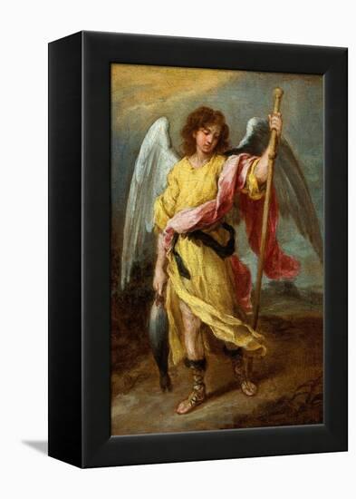 The Archangel Raphael-Bartolome Esteban Murillo-Framed Premier Image Canvas