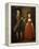 The Archbold Children: a Group Portrait of a Little Boy, Full Length Wearing a Beige Coat, Dark…-Philippe Mercier-Framed Premier Image Canvas
