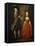 The Archbold Children: a Group Portrait of a Little Boy, Full Length Wearing a Beige Coat, Dark…-Philippe Mercier-Framed Premier Image Canvas