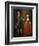 The Archbold Children: a Group Portrait of a Little Boy, Full Length Wearing a Beige Coat, Dark…-Philippe Mercier-Framed Giclee Print